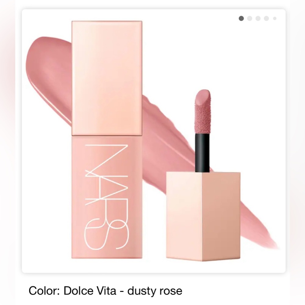 NARS liquid blush in Dolce Vita